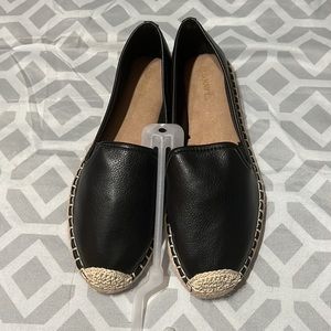 Black loafers from Old Navy.